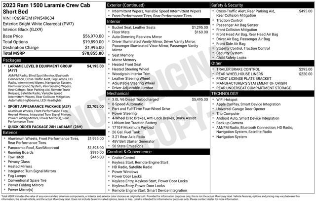 2023 RAM 1500 Laramie