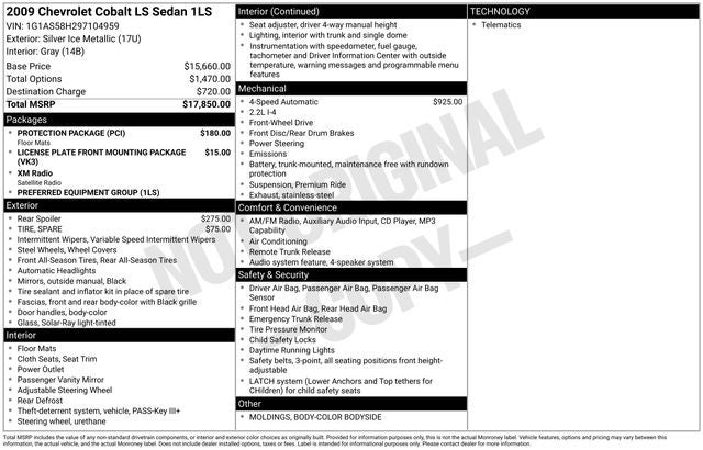 2009 Chevrolet Cobalt LS