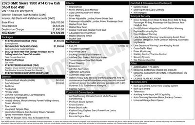2023 GMC Sierra 1500 AT4