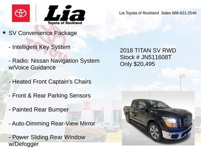 2018 Nissan Titan SV