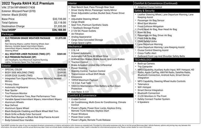 2022 Toyota RAV4 XLE Premium