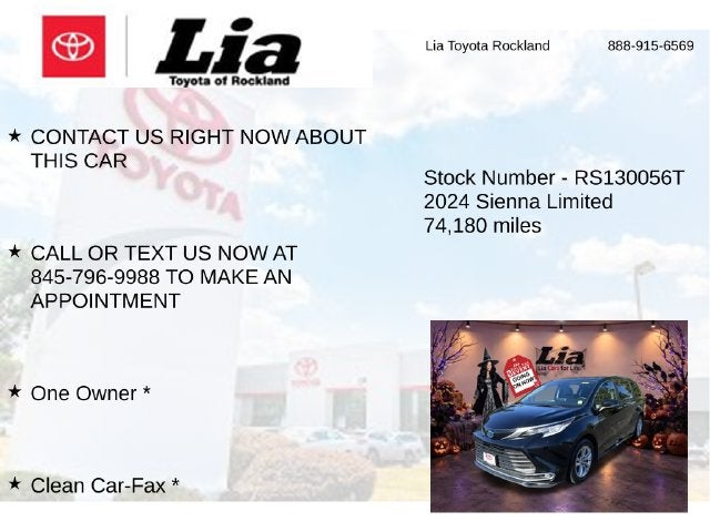 2024 Toyota Sienna Limited 7 Passenger