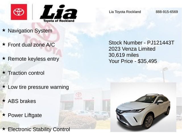 2023 Toyota Venza Limited