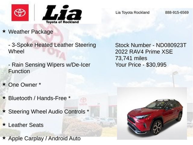 2022 Toyota RAV4 Prime XSE