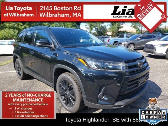 2019 Toyota Highlander SE