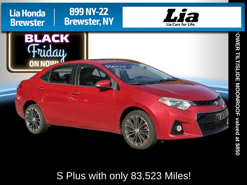 2015 Toyota Corolla S Plus