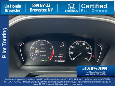 2023 Honda Pilot Touring 8 Passenger