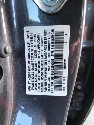2015 Honda Civic EX