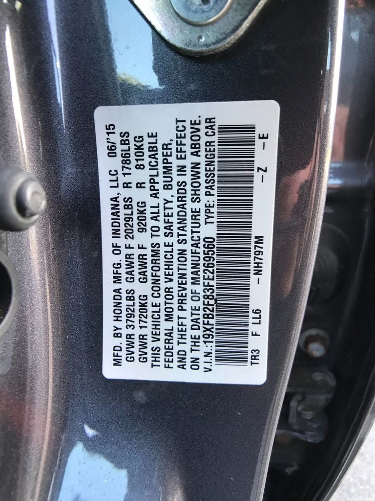 2015 Honda Civic EX