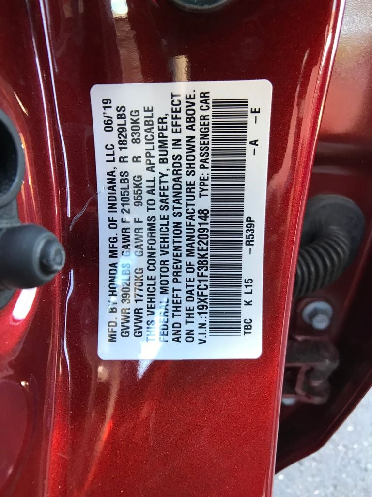 2019 Honda Civic EX