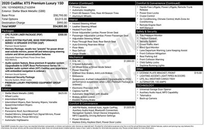 2020 Cadillac XT5 Premium Luxury