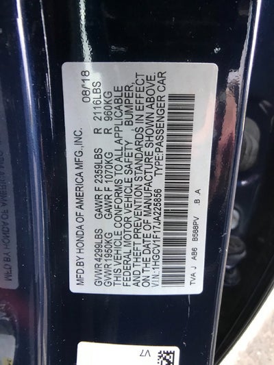 2018 Honda Accord LX