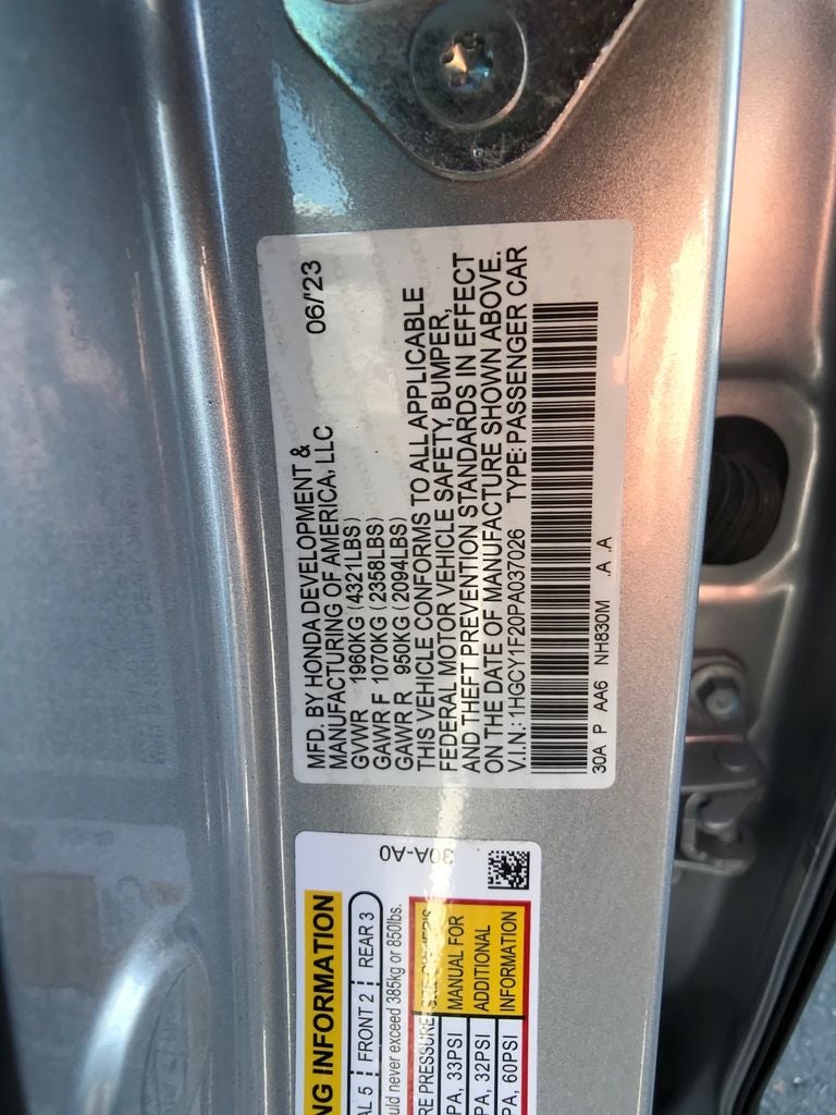 2023 Honda Accord LX