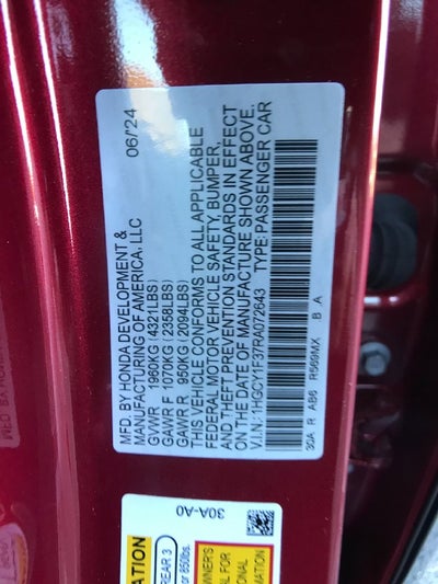 2024 Honda Accord EX