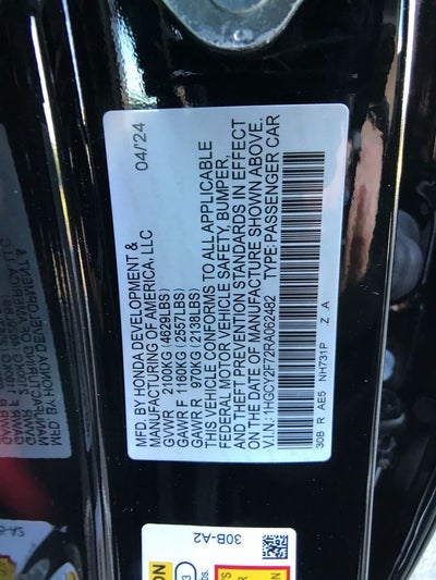 2024 Honda Accord Hybrid Sport-L