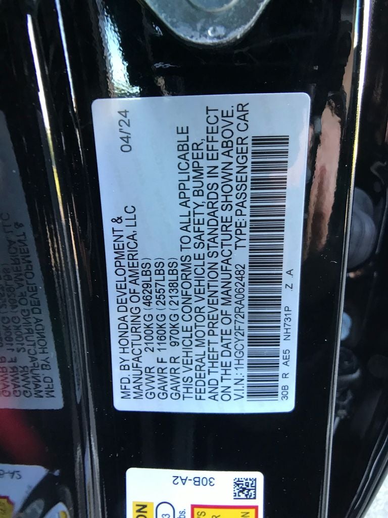 2024 Honda Accord Hybrid Sport-L