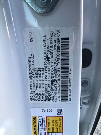 2025 Honda Accord Hybrid Sport-L