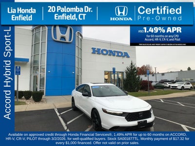2025 Honda Accord Hybrid Sport-L