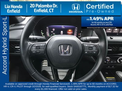 2025 Honda Accord Hybrid Sport-L
