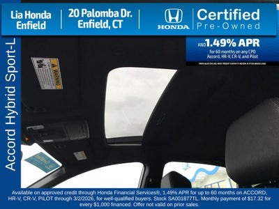 2025 Honda Accord Hybrid Sport-L