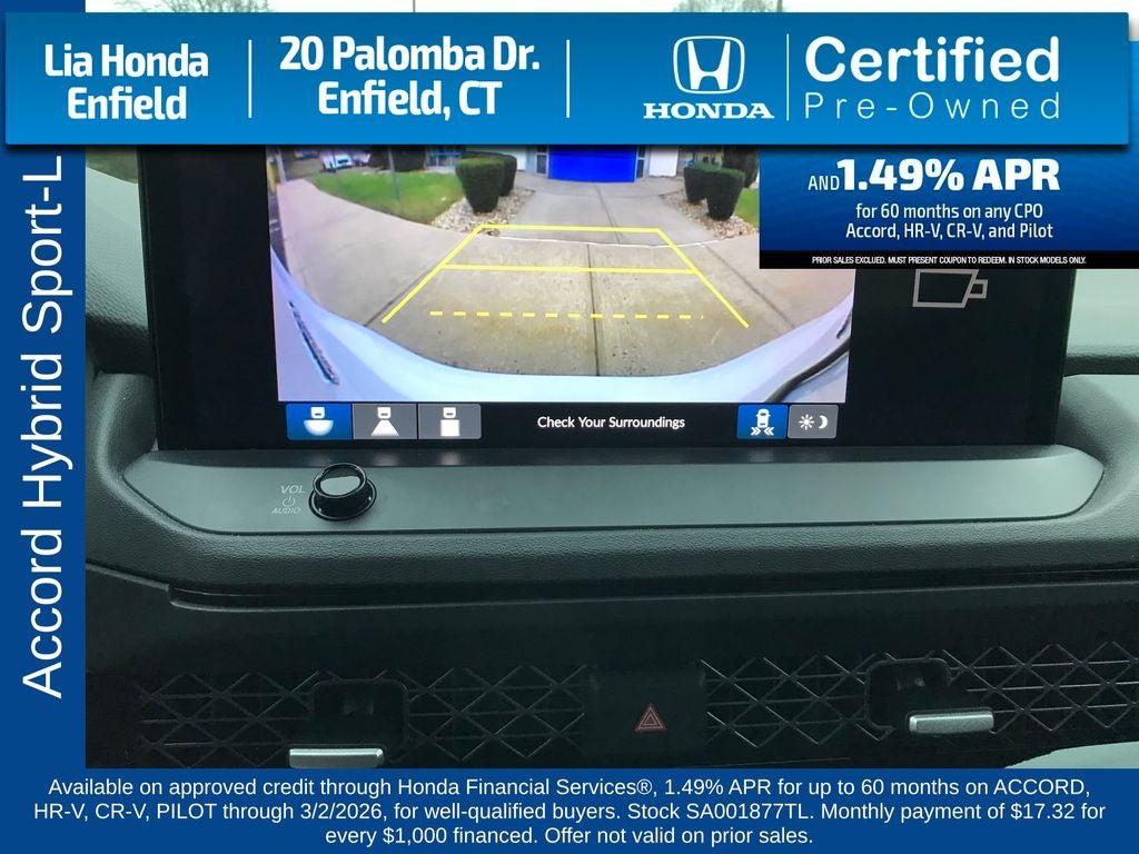 2025 Honda Accord Hybrid Sport-L