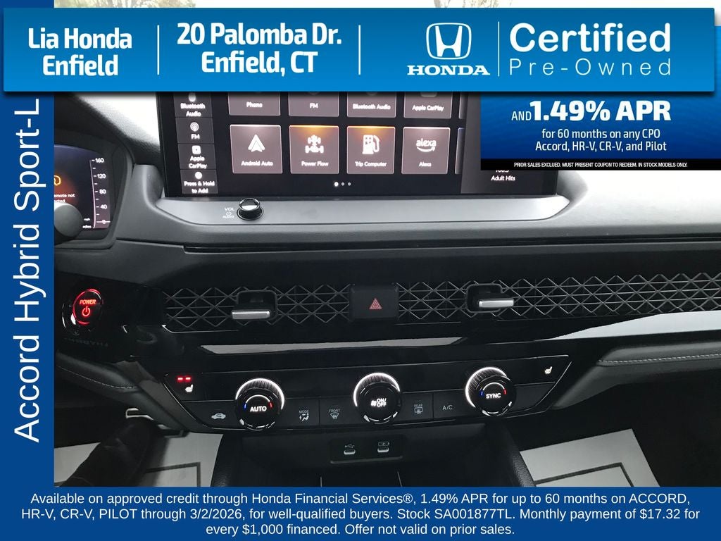 2025 Honda Accord Hybrid Sport-L