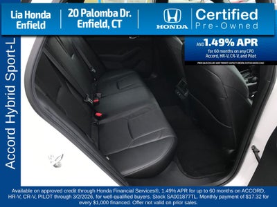 2025 Honda Accord Hybrid Sport-L