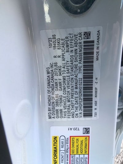 2024 Honda Civic Sport