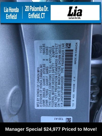 2024 Honda Civic Sport