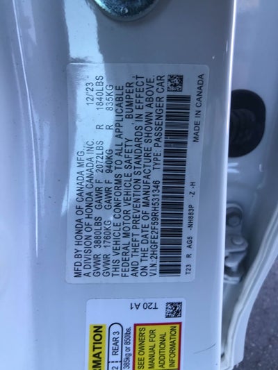 2024 Honda Civic Sport