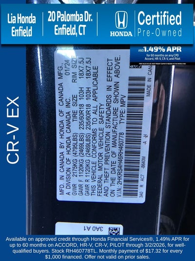 2024 Honda CR-V EX