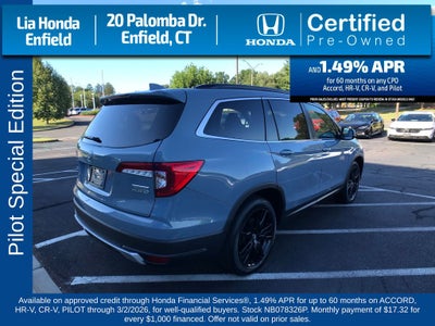 2022 Honda Pilot Special Edition