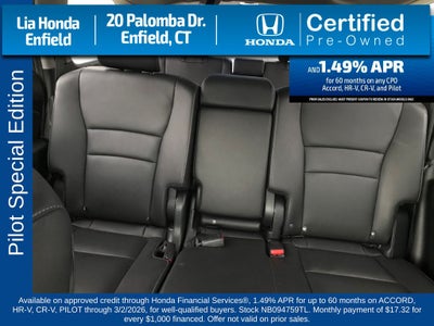 2022 Honda Pilot Special Edition