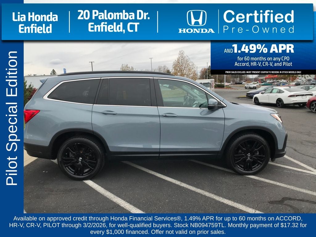 2022 Honda Pilot Special Edition