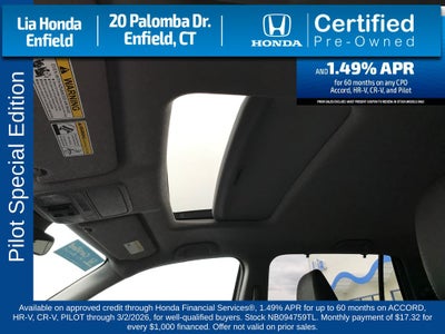 2022 Honda Pilot Special Edition