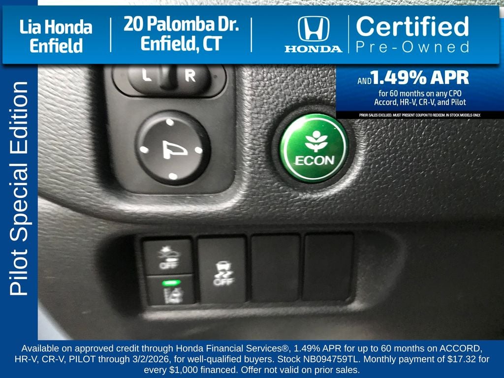 2022 Honda Pilot Special Edition