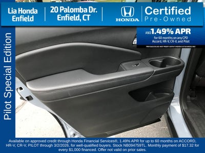 2022 Honda Pilot Special Edition