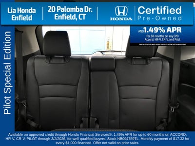 2022 Honda Pilot Special Edition