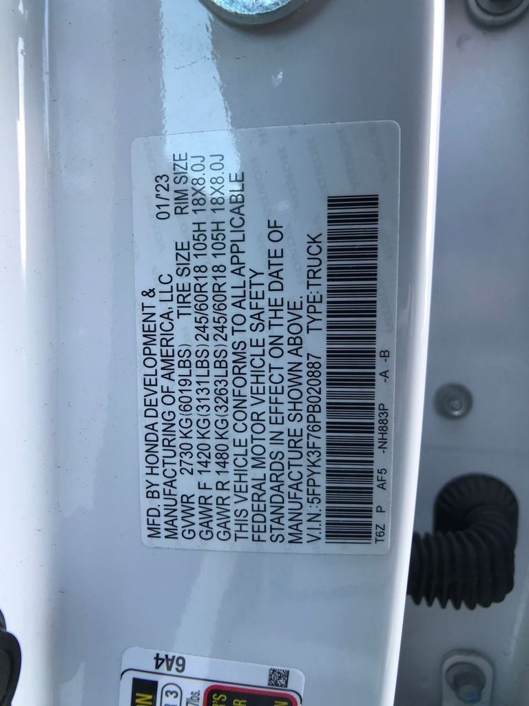 2023 Honda Ridgeline RTL-E