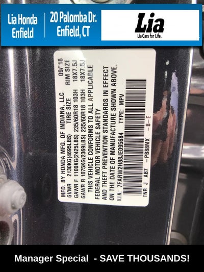 2018 Honda CR-V EX-L