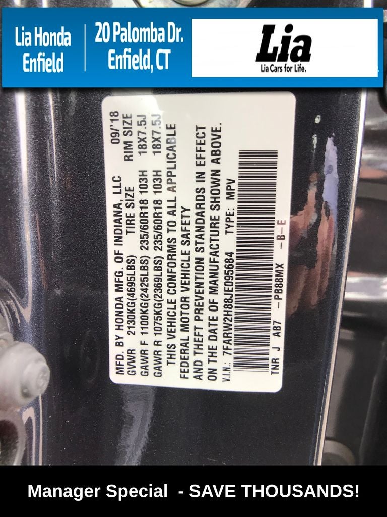 2018 Honda CR-V EX-L