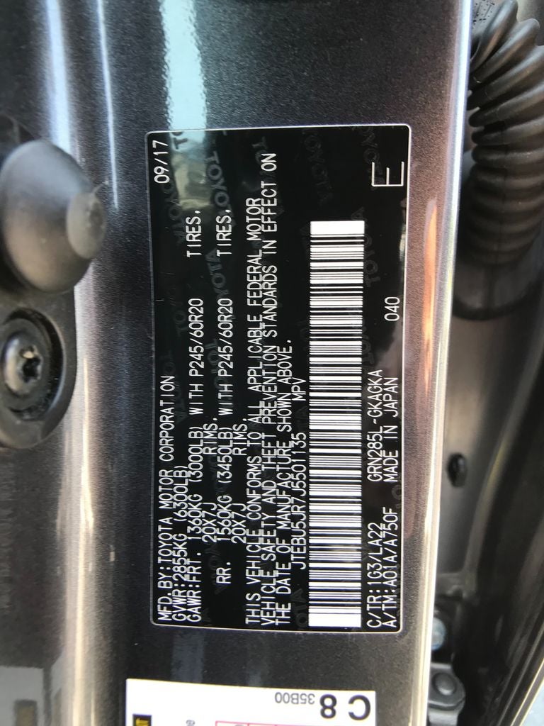 2018 Toyota 4Runner Limited