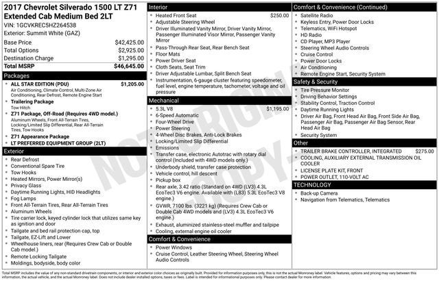 2017 Chevrolet Silverado 1500 LT