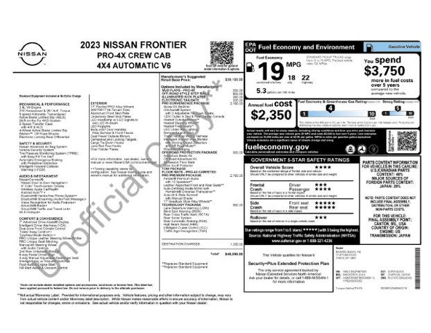 2023 Nissan Frontier PRO-4X