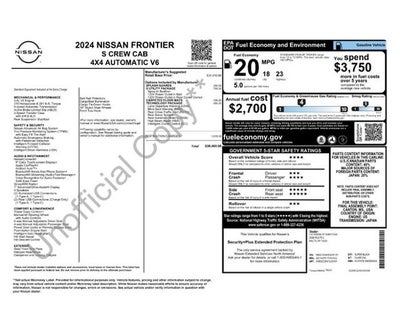 2024 Nissan Frontier S