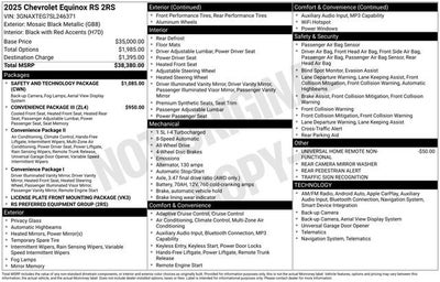 2025 Chevrolet Equinox AWD RS