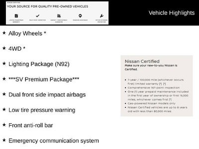 2024 Nissan Pathfinder SV
