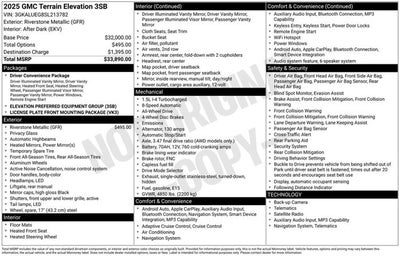 2025 GMC Terrain AWD Elevation