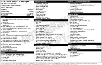 2024 Subaru Impreza Sport