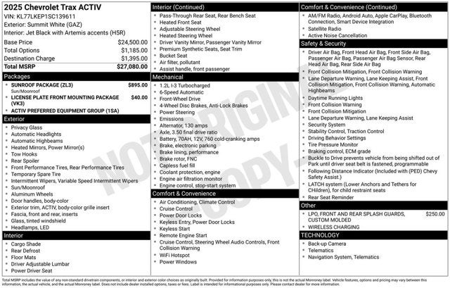 2025 Chevrolet Trax ACTIV